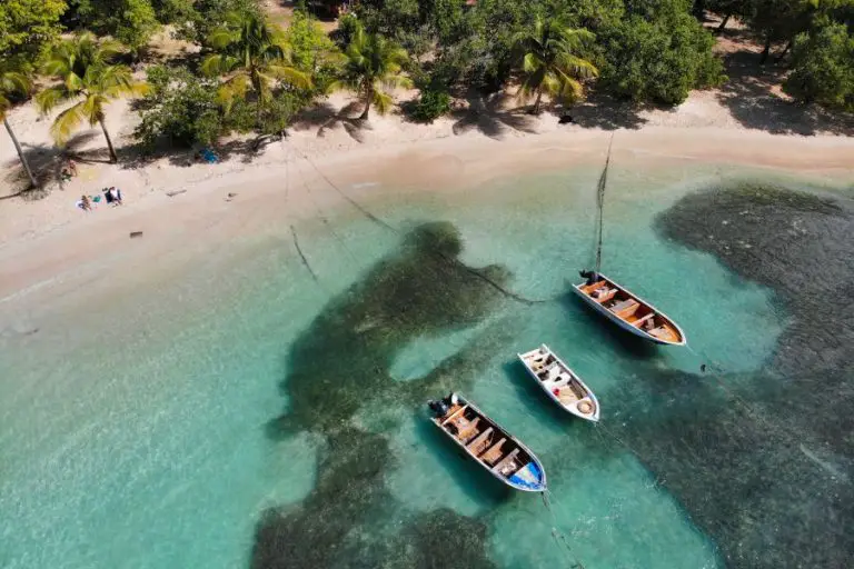 Les 11 Meilleurs Rhums de Guadeloupe - Vue aérienne de la plage